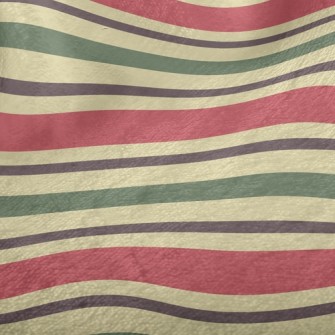 Christmas Horizontal Stripes Minky