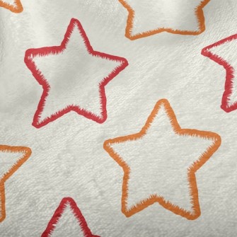 Two Color Line Stars Minky