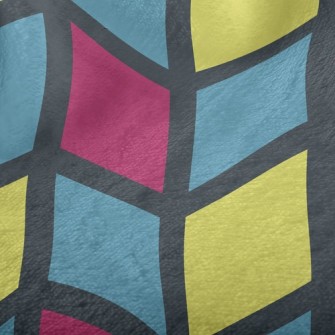 Colorful Mosaic Waves Minky
