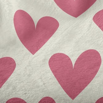 Simple Pink Heart Minky