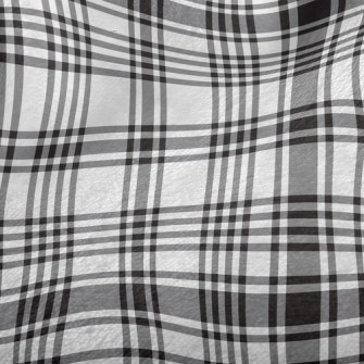 Versatile Black And White Plai Minky