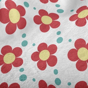 Vibrant Little Flower Minky