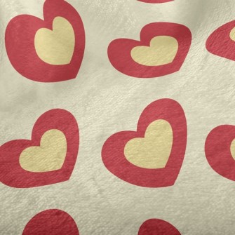Stacked Hearts Minky