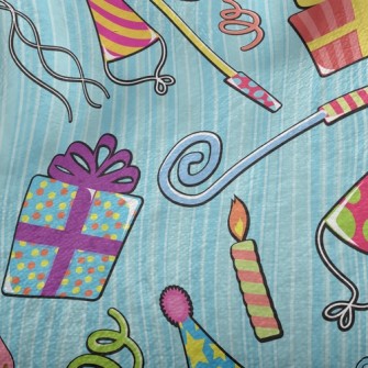 Happy Birthday Party Minky