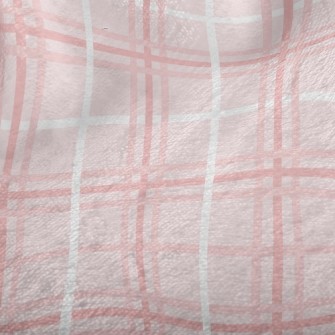 Pink Simple Lines Minky