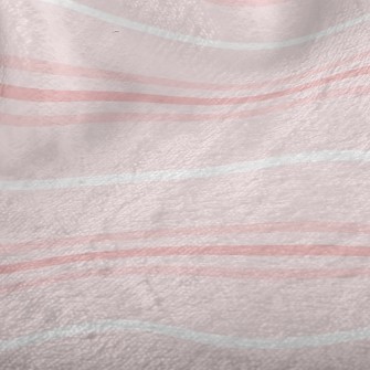 Elegant Style Horizontal Strip Minky