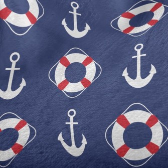 Life Buoy And Anchor Minky