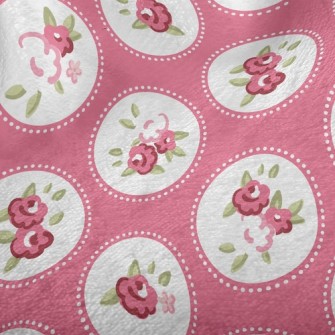 Circle Protects Roses Minky