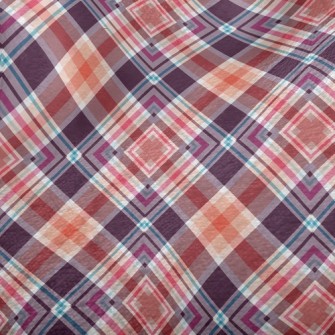 Multi-Level Plaid Minky