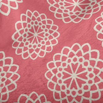 Beautiful Coil Flowers Minky