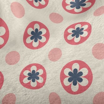 Flowers And Dots Minky