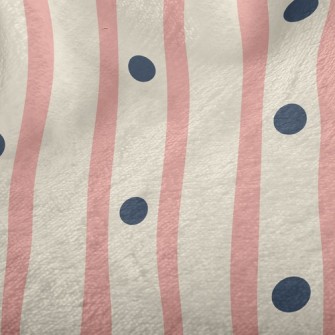 Dot Straight Stripe Minky