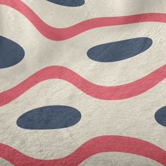 Polka Dot Wave Minky