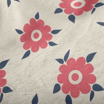 Small Beautiful Flowers Minky