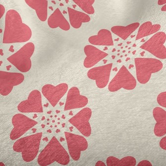 Love Combination Flowers Minky