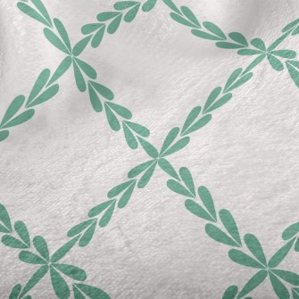 Grid Of Leaves Minky