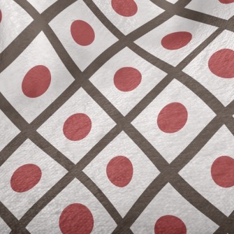 Checkered Dots Minky