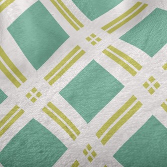 Line Cross Grid Minky