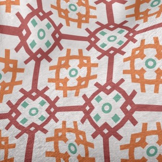 Three-Color Mesh Cross Minky