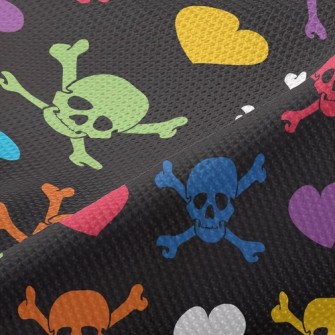 Bright Heart Skull Piqué