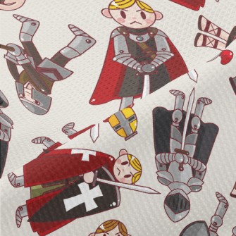 Cartoon Baby Soldier Piqué