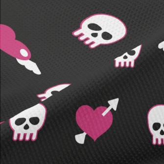 Heart Skull Piqué