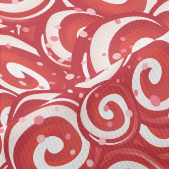 Red Spin Piqué