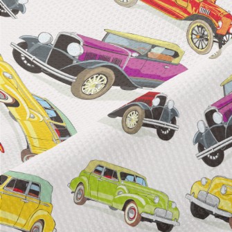 Retro Car Piqué