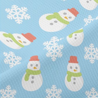 Cute Snowman Piqué