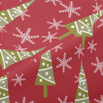 Snowflake Christmas Tree Piqué