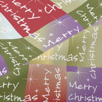 Christmas Wishes Text Piqué