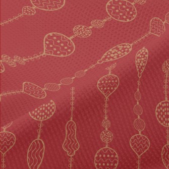 Retro Festive Lantern Piqué