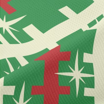 Christmas Ladder Stars Piqué