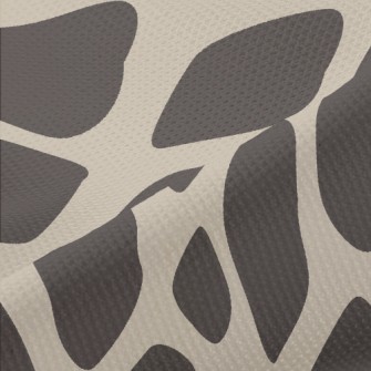 Mesh Animal Print Piqué