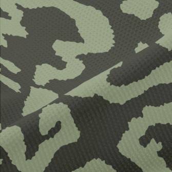 Irregular Animal Pattern Piqué