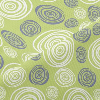 Two-Color Spiral Round Piqué