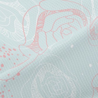 Mysterious Line Rose Piqué