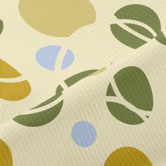 Colorful Lines Dots Piqué