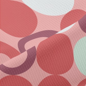 Red Fashion Dots Piqué