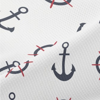 Petite Navy Logo Piqué