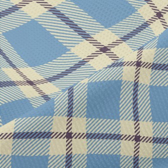 Clean And Tidy Plaid Piqué