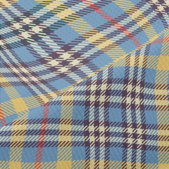 Layered Scotch Lines Piqué