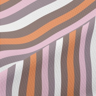 Casual Colorful Stripes Piqué
