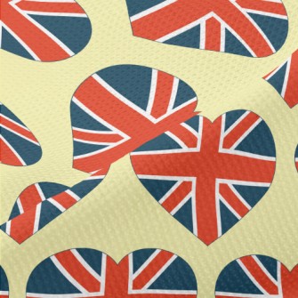 Union Jack Heart Piqué