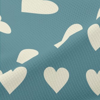 Simple Arrangement Of Hearts Piqué