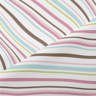 Horizontal Stripes Piqué