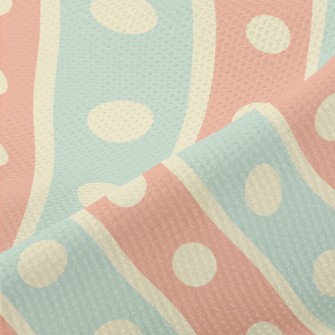 Two-Color Dotted Lines Piqué