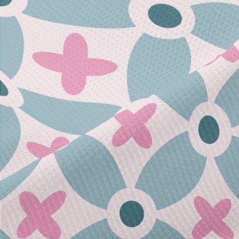 Flower Splicing Dots Piqué