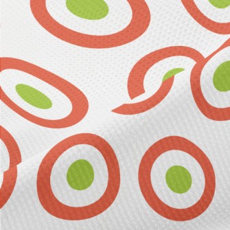 Visual Dot Edge Circle Piqué