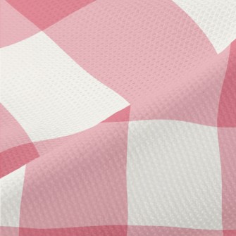 Two-Color Plaid Piqué